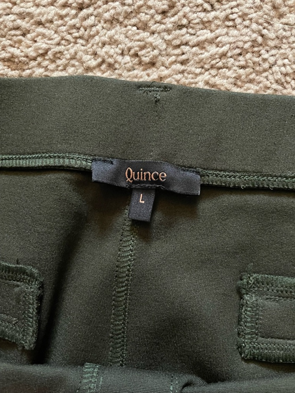 NWOT Quince Ultra-Stretch Ponte Bootcut Pants - Picture 4 of 4